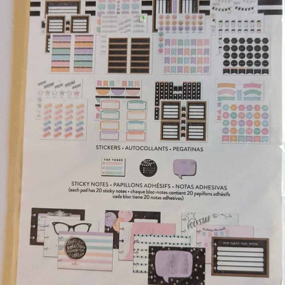 NWT Back to School Teacher 483 pcs Happy Planner Sticker Multi Pack Stickers NEW